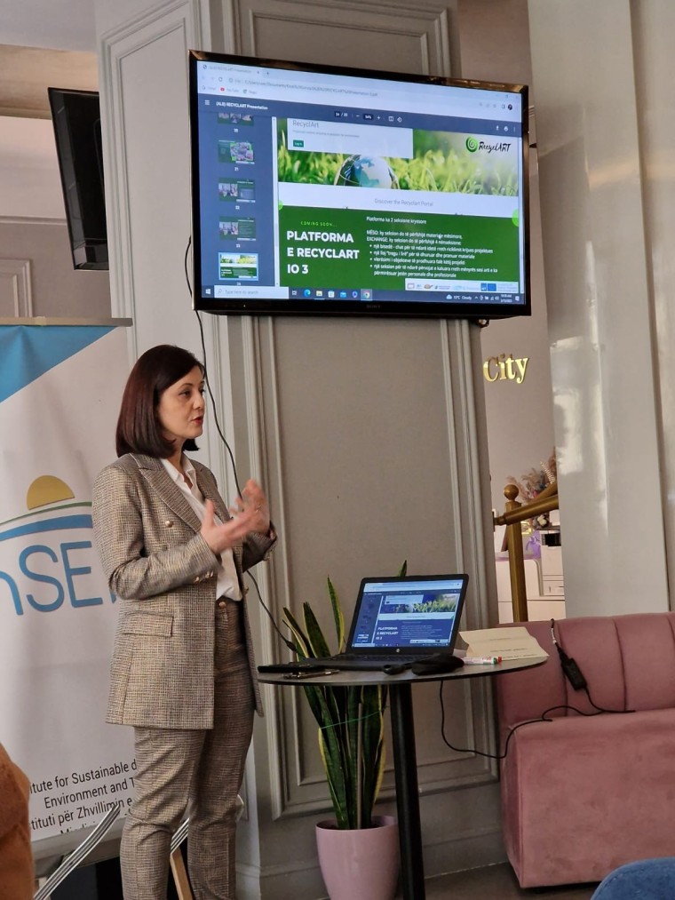 InSET, as Albania's partner in the Erasmus+ RecyclArt Project